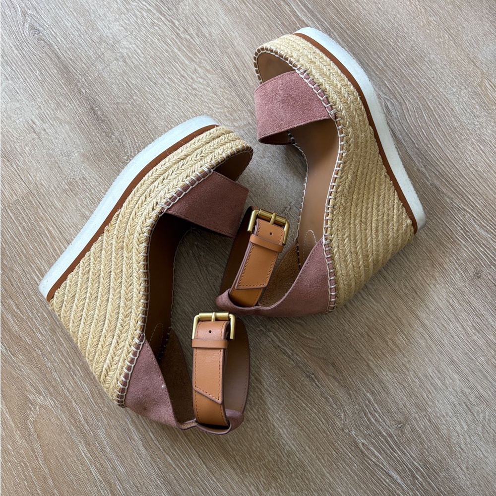 Chloe wedges size 8 - Picture 6 of 10